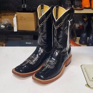Anderson Bean Women's 6.5B Patent Leather Black Square Toe - ONE OF A KIND!